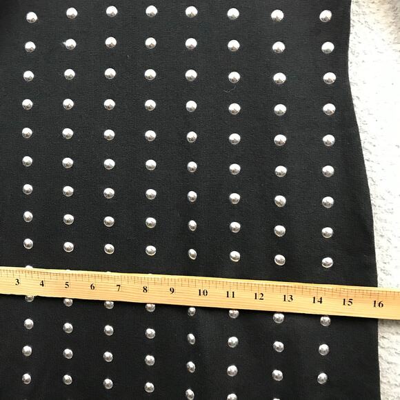 New International Concepts Black Silver Studded Dress SZ small - Picture 5 of 11